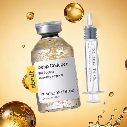 Ntensive Nourishing Ampoule for Firming 40Ml Collagen Silk Peptide Serum SUNGBOON EDITOR Strengthen Skin Barrier Boosts Radiance
