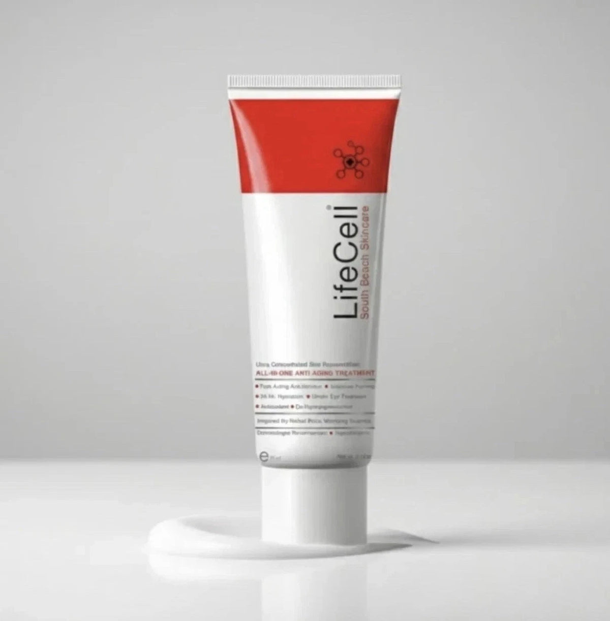 LifeCell South Beach Skincare All In One Anti-Aging Treatment - 2.54 oz NO BOX,