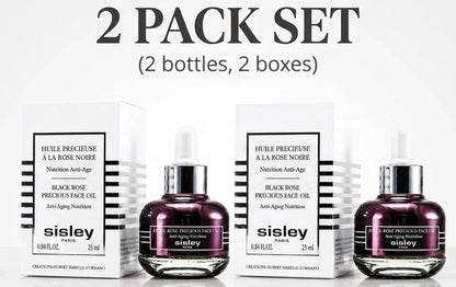 Sisley Black Rose Precious Face Oil – 0.84 oz / 25 mL – Pack of 2 – Brand New Fit And Glow
