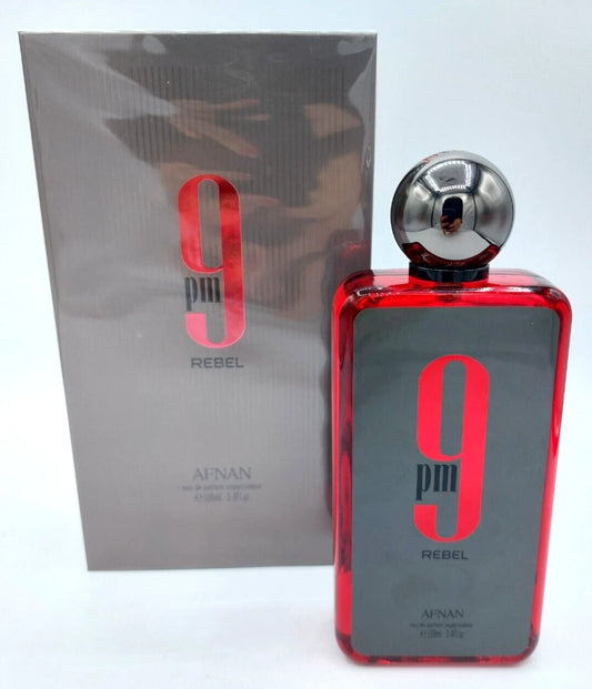 AFNAN 9PM REBEL EAU DE PARFUM SPRAY UNISEX 3.4 Oz / 100 ml BRAND NEW ITEM!!!