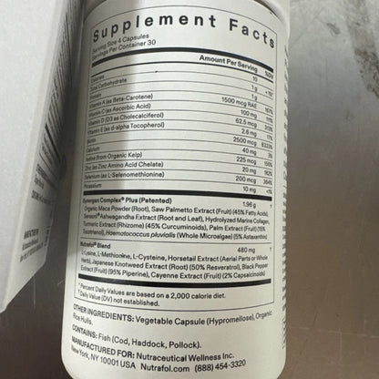 NUTRAFOL "Women's Balance" Hair Growth Supplements (120 Pills) Fit And Glow